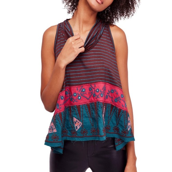 We The Free Tops - FREE PEOPLE/WE THE FREE Womens North South Tank Top Size Small Boho Artsy